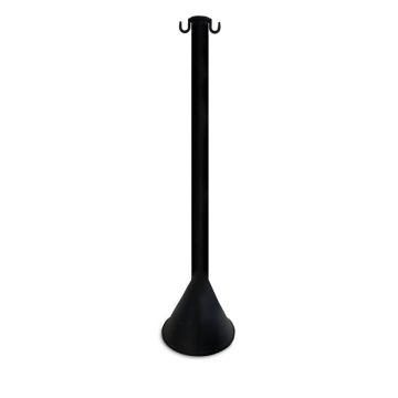 Pedestal PVC preto 90cm Pedestal PVC preto 90cm