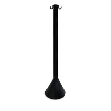 Pedestal PVC preto 90cm Pedestal PVC preto 90cm