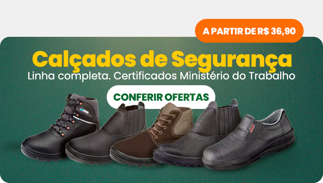 Calcados de Seguranca, Sapato de Seguranca, principais ofertas